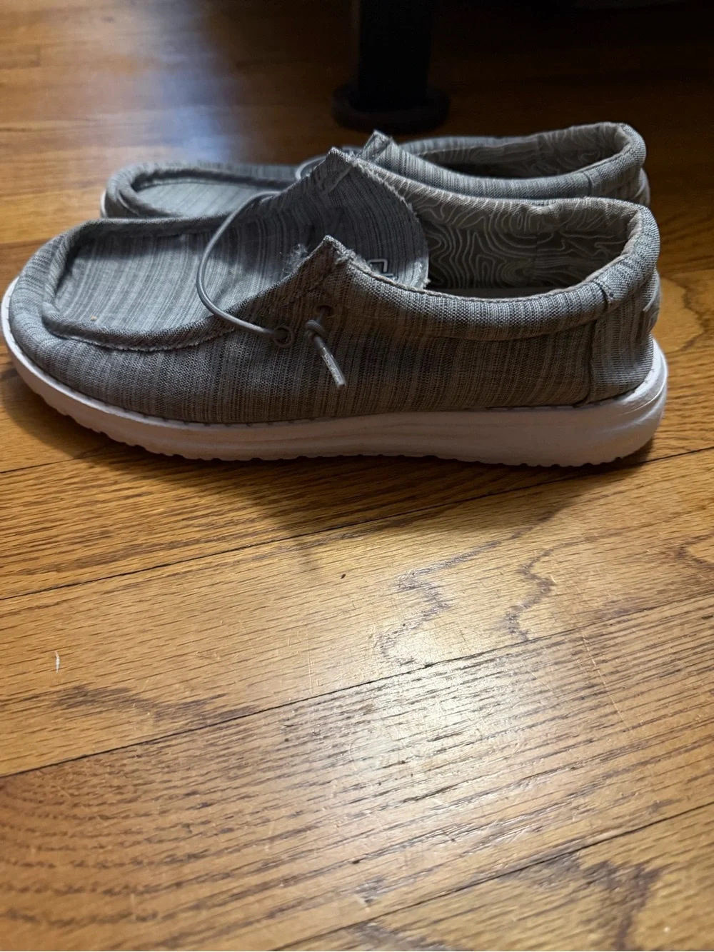 Hey Dude Kids Slip-On Sneakers in Grey